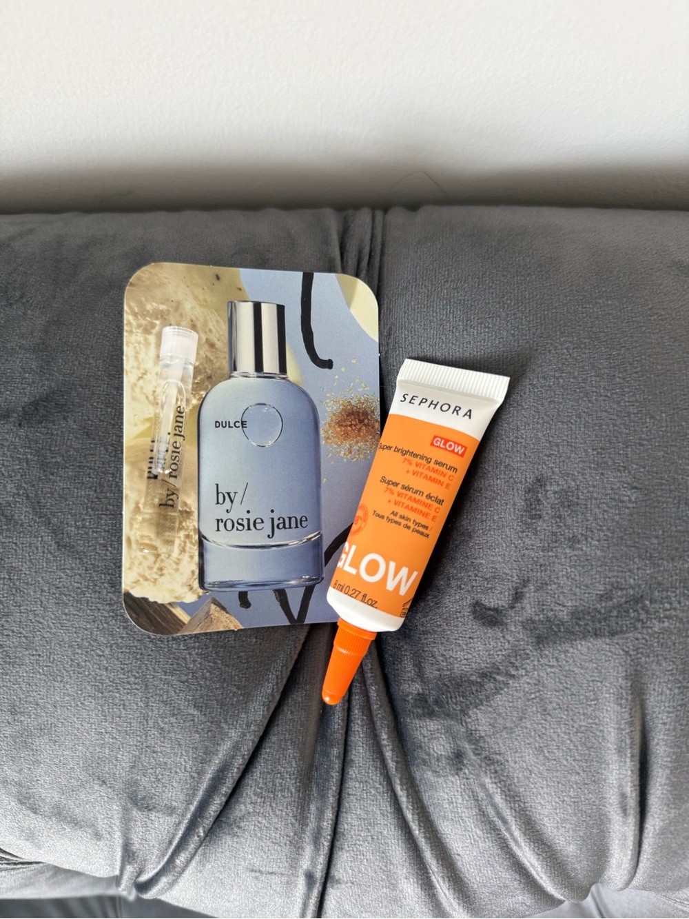 Sephora Glow Vitamin C Serum & By Rosie Jane Dulce Perfume Sample Bundle New